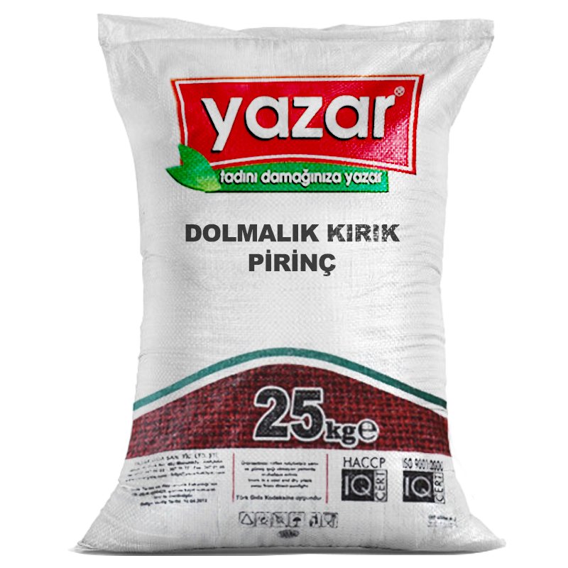 Yazar Kırık Pirinç 25 Kg.